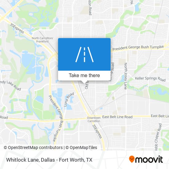 Whitlock Lane map