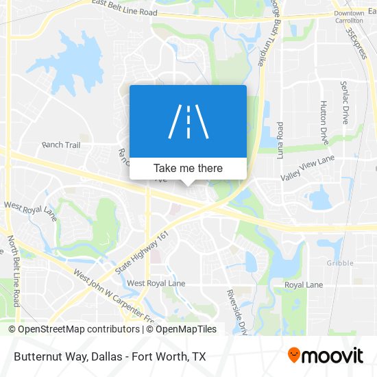 Mapa de Butternut Way