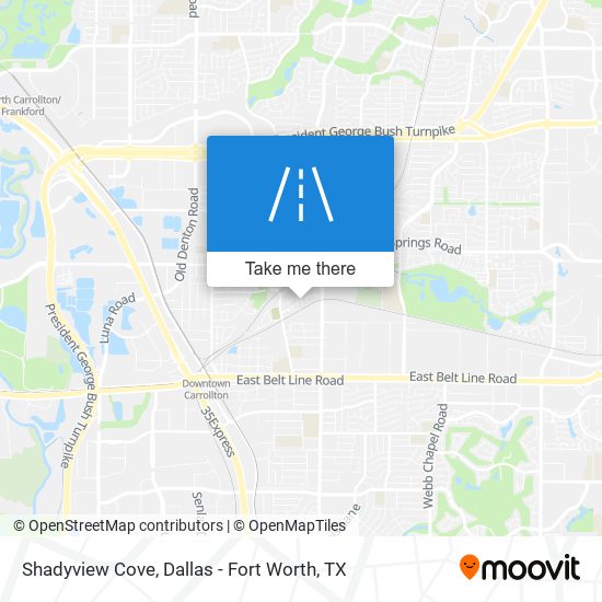 Shadyview Cove map