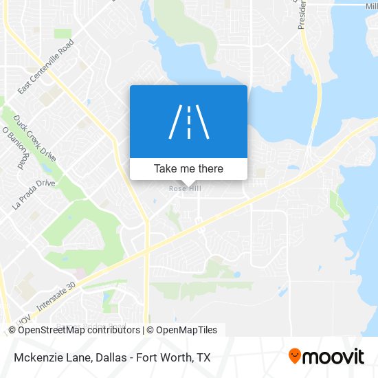 Mapa de Mckenzie Lane