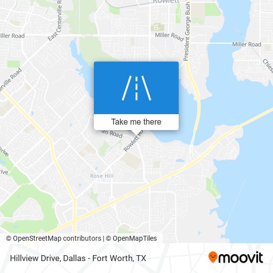 Hillview Drive map