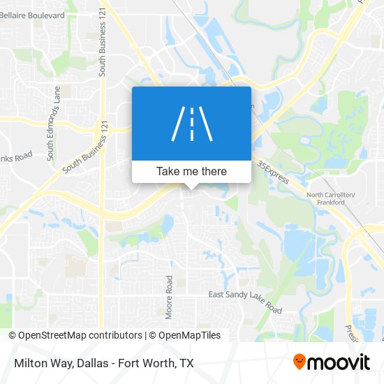 Milton Way map