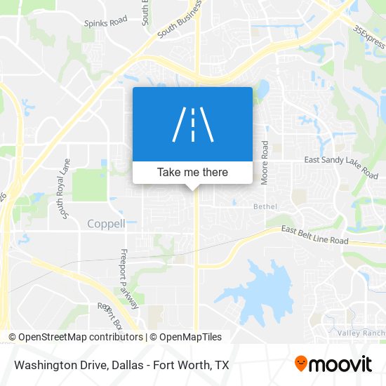Washington Drive map