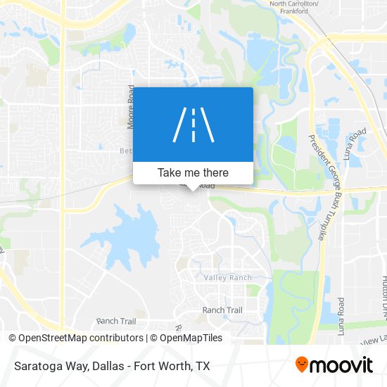 Saratoga Way map