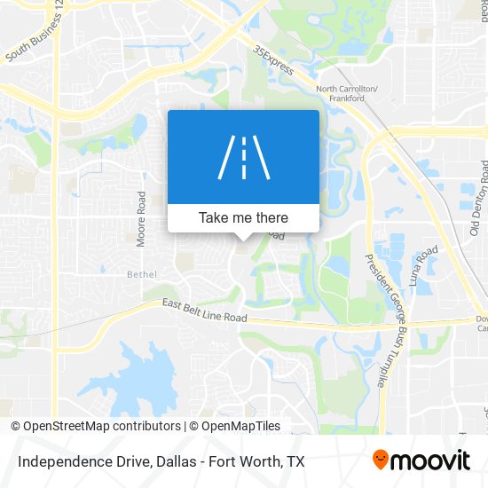 Independence Drive map