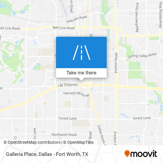 Galleria Place map