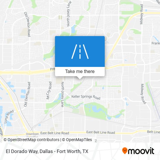 El Dorado Way map