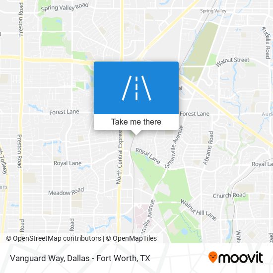 Vanguard Way map