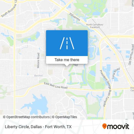 Mapa de Liberty Circle