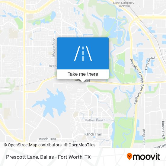 Prescott Lane map