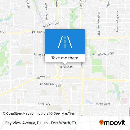 City View Avenue map
