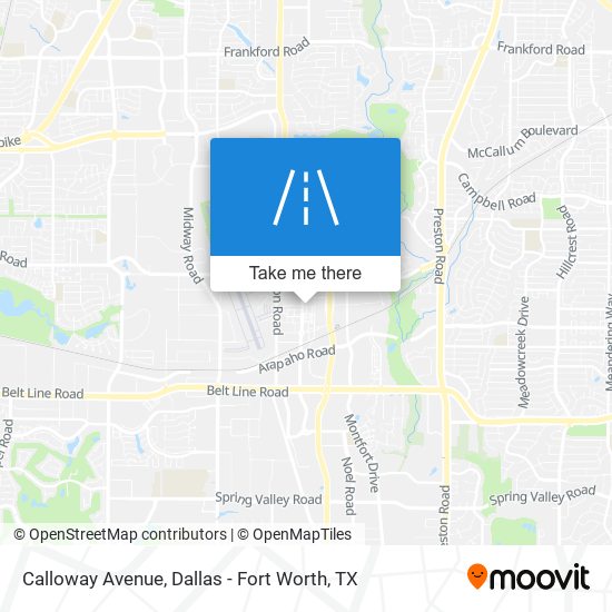 Mapa de Calloway Avenue
