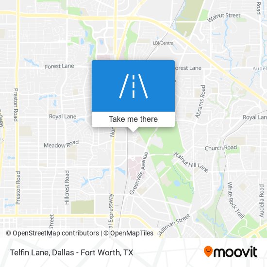 Telfin Lane map