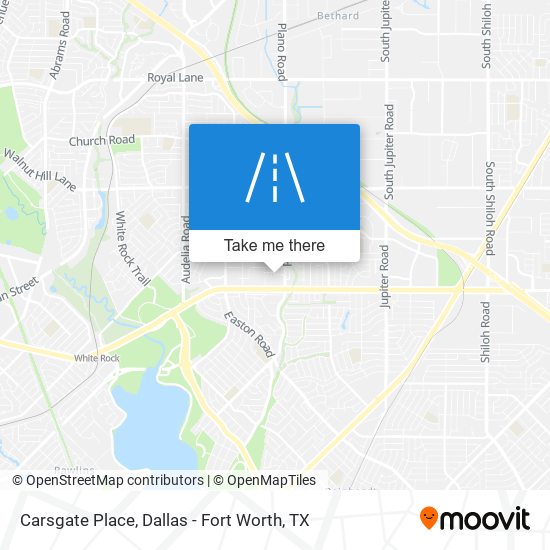 Carsgate Place map