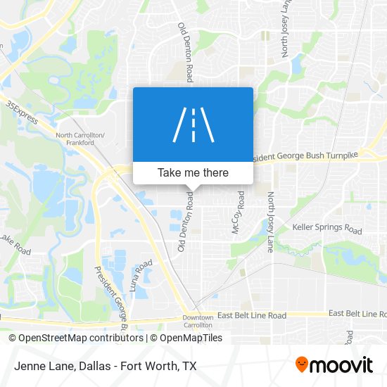 Jenne Lane map
