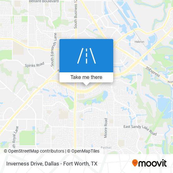 Inverness Drive map