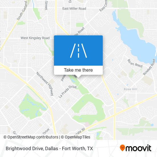Brightwood Drive map