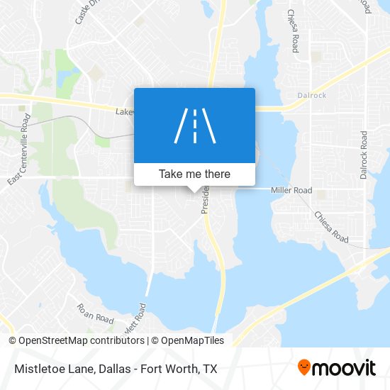 Mistletoe Lane map