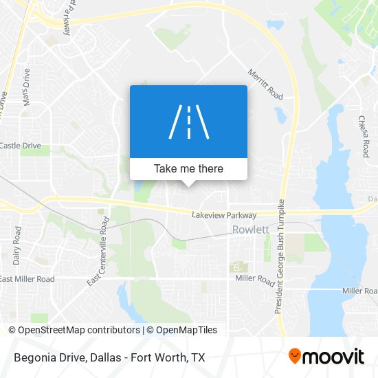 Begonia Drive map