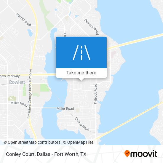 Conley Court map