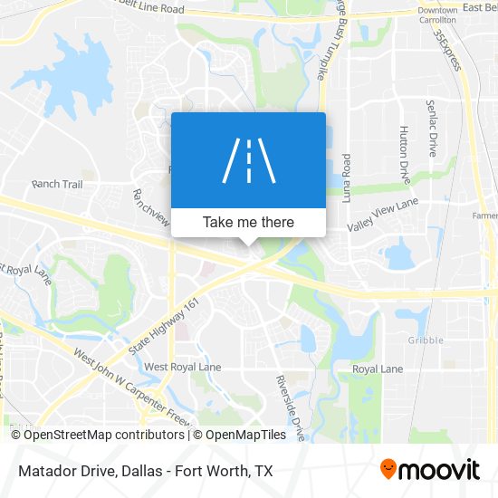 Matador Drive map