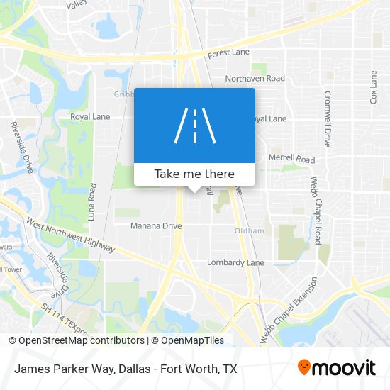 James Parker Way map