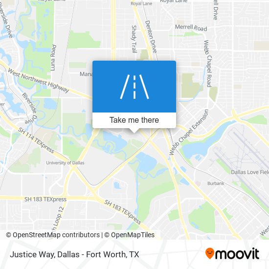 Justice Way map