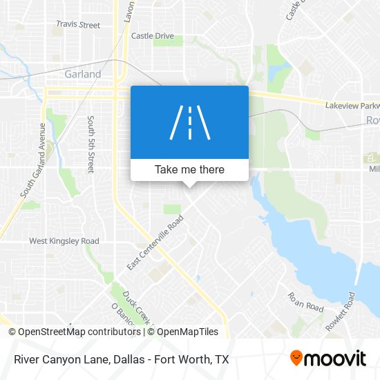 River Canyon Lane map