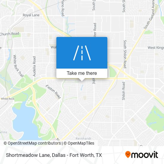 Shortmeadow Lane map