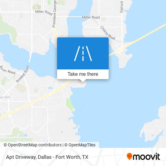 Apt Driveway map