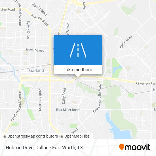 Mapa de Hebron Drive