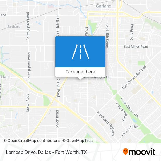 Mapa de Lamesa Drive
