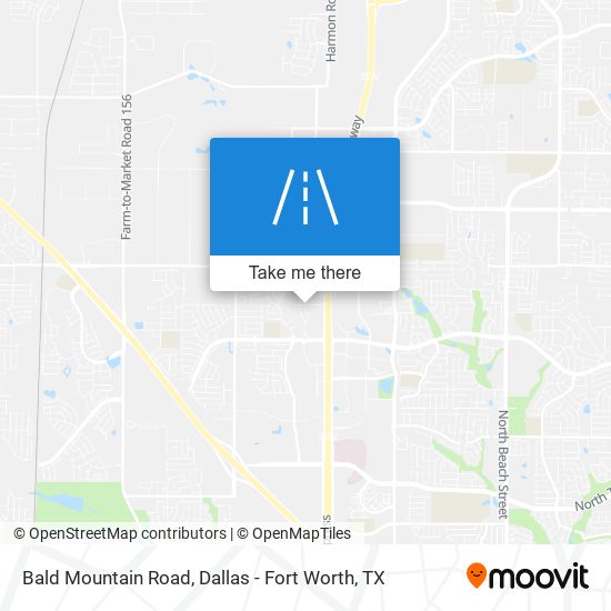 Mapa de Bald Mountain Road