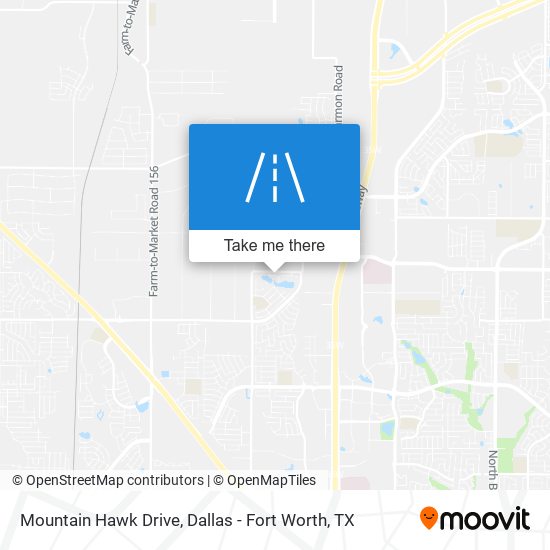 Mapa de Mountain Hawk Drive