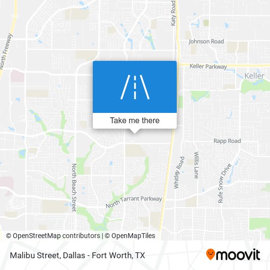 Malibu Street map