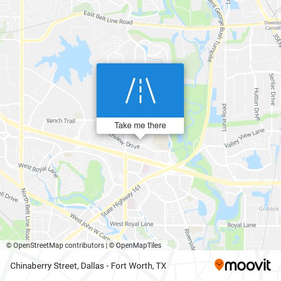 Chinaberry Street map