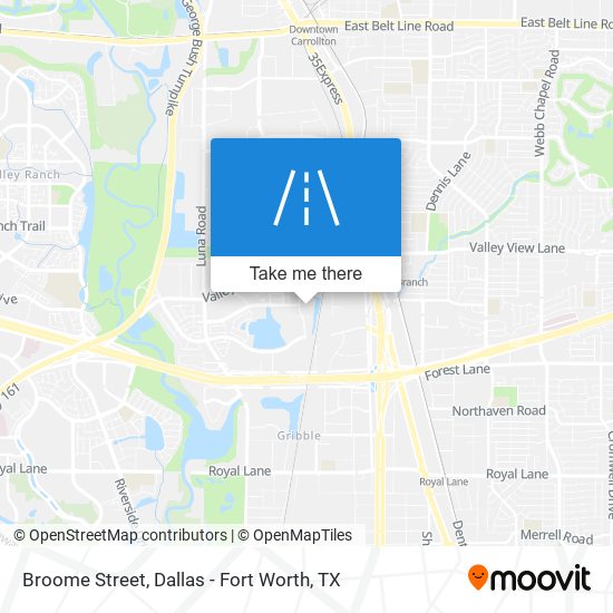Mapa de Broome Street