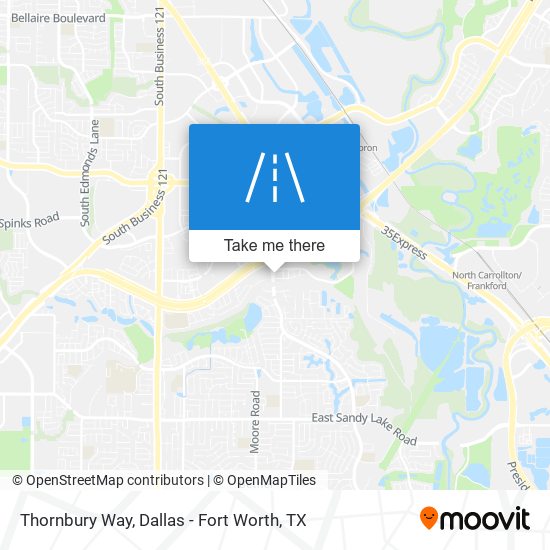 Thornbury Way map