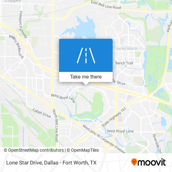 Lone Star Drive map
