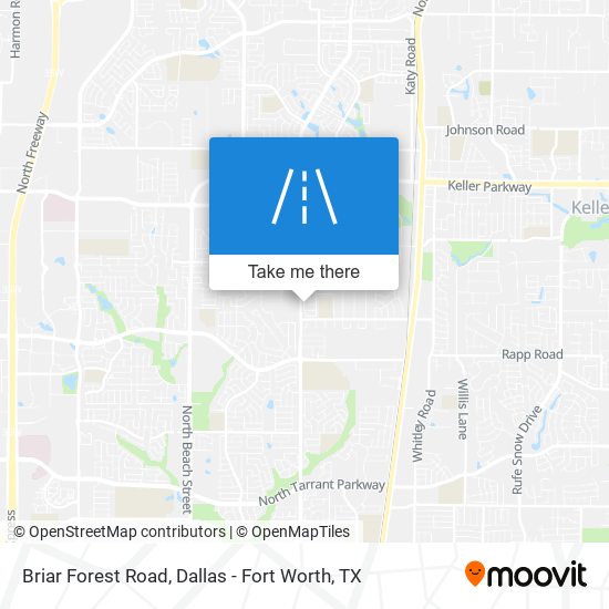 Briar Forest Road map