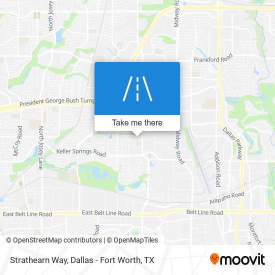 Strathearn Way map