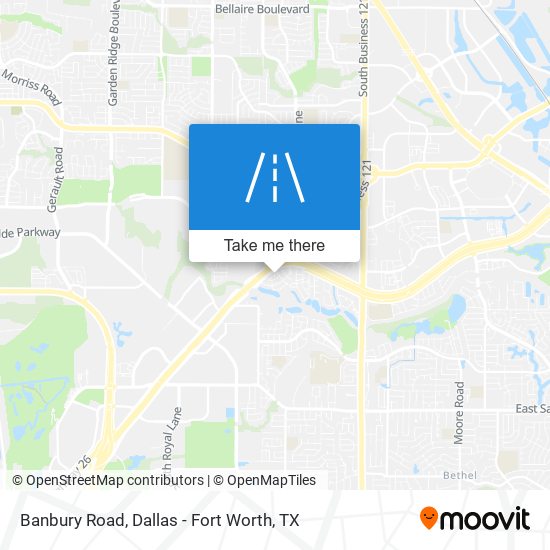 Banbury Road map