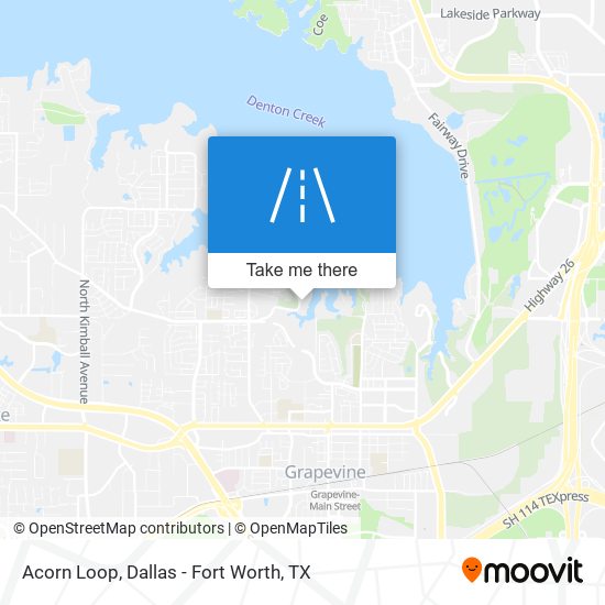 Acorn Loop map