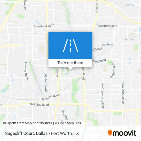 Sagecliff Court map