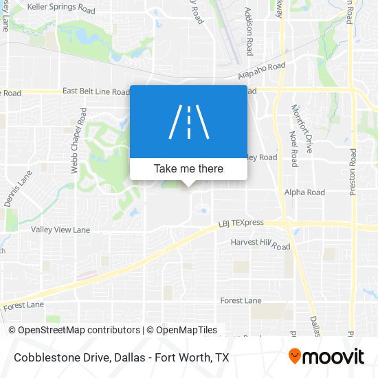 Cobblestone Drive map