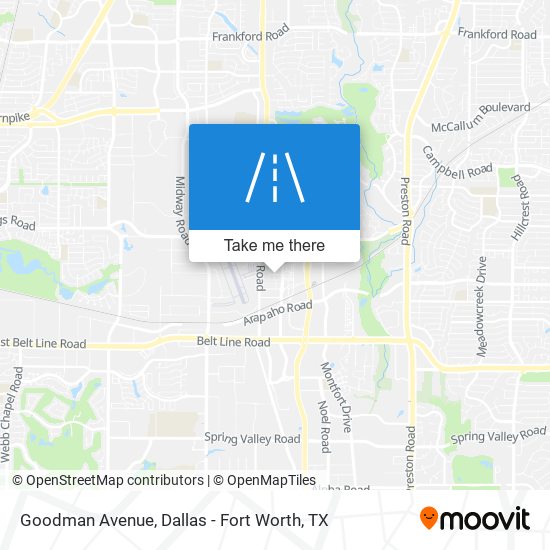 Goodman Avenue map