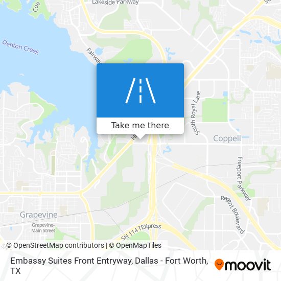 Embassy Suites Front Entryway map