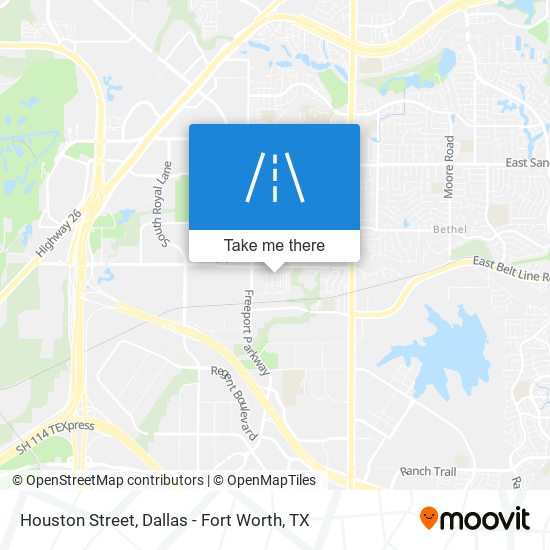 Houston Street map