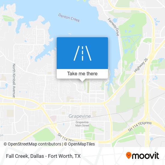Fall Creek map