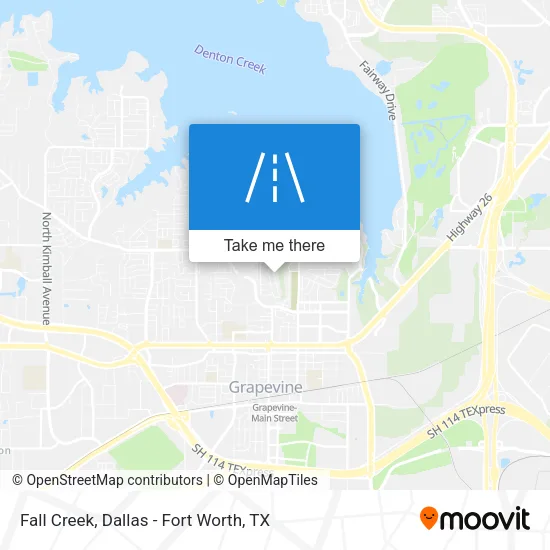 Fall Creek map